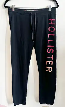 Hollister Navy Sweatpants, Y2K Preppy Athleisure Casual‎ Streetwear Small