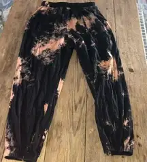 💕5️⃣ Shein bleached look super comfy pj pants with elastic waist band sz sm