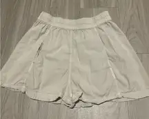 Free People Light Gray High Waist Shorts