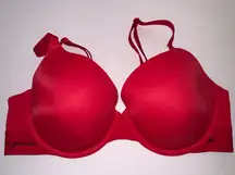 VS PINK everywhere wear T-shirt bra in red and black size 36D