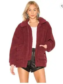 I.AM.GIA "Pixie Jacket" in burgundy size small! SOLD OUT ONLINE