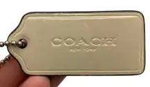 2" COACH Fob Bag Charm Hang tag Hangtag