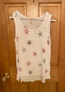 Red White Blue Stars Tank Top 