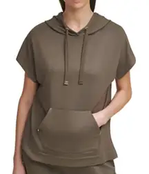 Calvin Klein Women's‎ Hoodie Sweatshirt
Short Sleeve Olive Green Pullover M