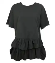 ZARA  Blair Dark Grey Top Size Small