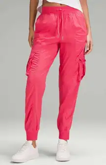 Lululemon Dance Studio Relaxed-Fit Mid-Rise Cargo Jogger Glaze Pink Size Large 