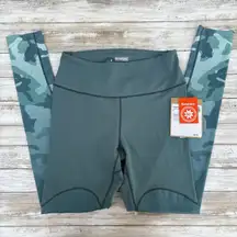 Simms Fishing Bugstopper Leggings M Blue Camo Insect Shield Outdoor Athletic New