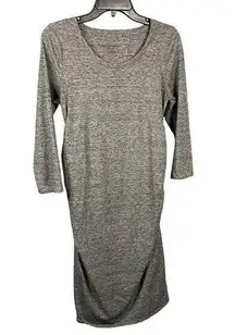 Size S Midi T Shirt Dress Cotton Jersey Stretch Minimalist