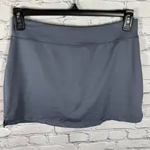 Title Nine Women’s Skort Mesh Shorts Back Zipper Pocket Pull-On Gray S