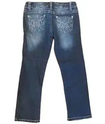 FREESTYLE Denim Blue Jeans w/ Bold Stitching ~ Junior Women's Size 7