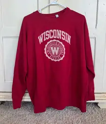 Tailgate Wisconsin Badger Oversized Crewneck