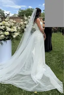 Ofrenda Studio Ursa Veil in Off White One Size New Womens Wedding Bridal Bride