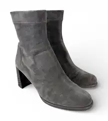 Pedro Garcia Suede Stretch Boots Grey Sz 39.5 EU