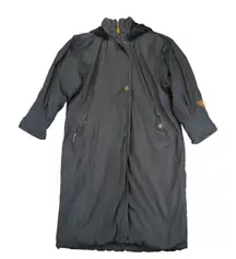 Obermeyer Womens Divine Long Parka Winter Ski Snow Coat Jacket Black 12 Fur Hood