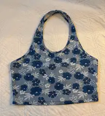 SHEIN summer floral halter top