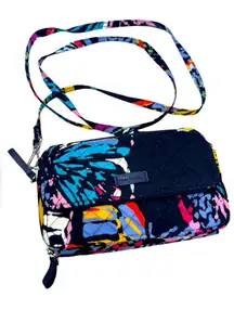Vera Bradley Crossbody RFID Butterfly Flutter All-in-One Crossbody
