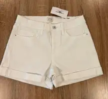 Boutique White Jean Shorts