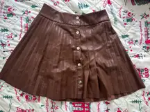 ZARA Leather Skirt