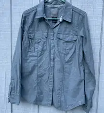 5.11 Tactical Medium Longsleeved Snap Up Green Shirt 100% Cotton Fall Uniform‎