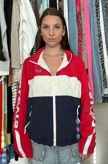 Levi’s Red White Blue Colorblock Windbreaker – Size M