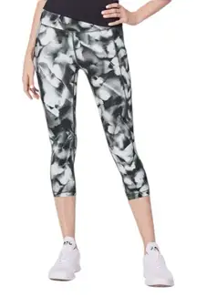 LULULEMON Speed Up Crop 21” Blush Blossom Alpine White Black print size 4