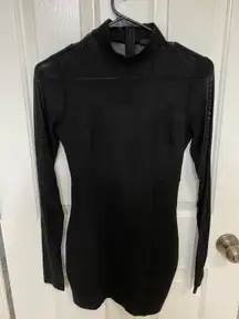 mesh bodycon dress