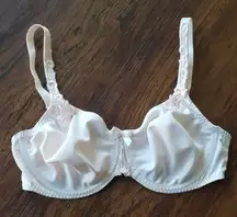 Simone Perele Elegant Baby Pink Chic Sexy Embroidered Trim Unlined Bra Size 34D