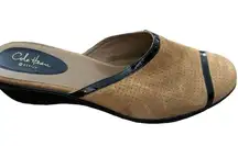 Cole Haan Women's Leather Slip-On Mules Multicolor Size 8.5 Cushioned Insole