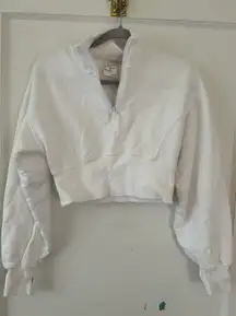 White Halfzip