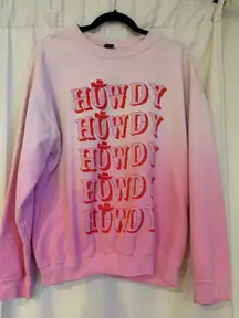 Howdy Pink Altar'd State Pullover