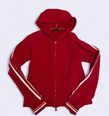 BCBGMAXAZRIA red & white striped jacket 