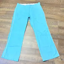 Vintage Y2K Nike Track Pants Women Large Blue White Side Stripe Gray Tag