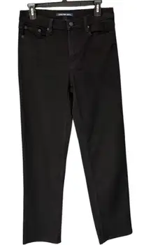 Calvin Klein Jeans Black Straight Leg Denim Pants Size 4 EUC
