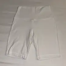 Lululemon align biker shorts white size 4