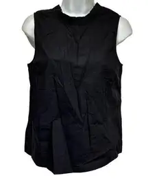 After Market Women Black Sleeveless Blouse S