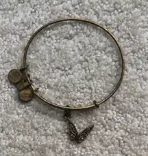 Gold Butterfly Bangle