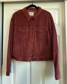 Cropped Corduroy Jacket