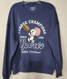 Snoopy ''League champion'' Sweatshirt' women's medium