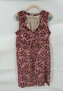 Lucky Brand  Bohemian Floral Spring Women Medium Quarter Button High Low Dress