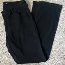 Old Navy Women's Size 14 Wow Boot Cut Mid-Rise Black Denim Jeans 30” Inseam
