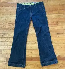 Vintage Y2K Miss Me Dark Denim Low Rise Jeans Size 29