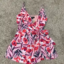 NWT Wrap Print Romper