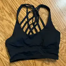 Lululemon Athletica Black Crisscross Bra