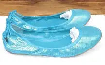 Cole Haan   Turquoise Air Bacara Ballet Flats