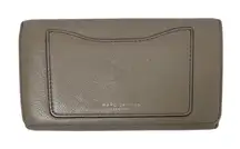 Marc Jacobs Recruit Leather Gray Wallet