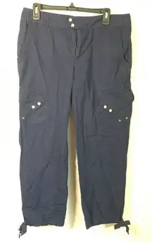 3/$15 - Lauren Active - Ralph Lauren Cargo Crop Pants Womens Size‎ 10