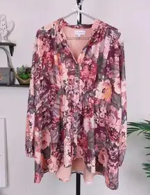 Lost+Wander Romantic Garden Tunic Top