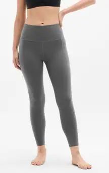 Athleta M Salutation Stash High Rise 7/8 Legging Shadow Grey Medium