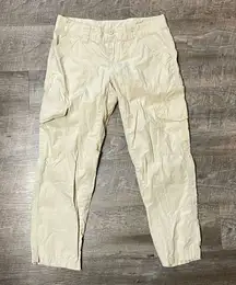 Women’s Size 2 Cargo Capri Low Rise Y2K Streetwear Minimalist 90s