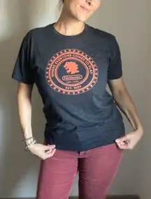 Nintendo Tee Gray Orange Medium Unisex Soft Casual Gamer